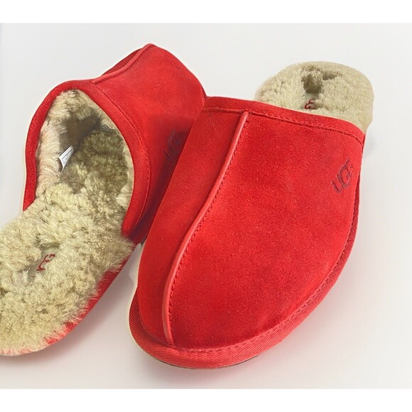 UGG Australia Scuff Black Suede Slippers for Men - Size: US 10 - Picture 1 of 9